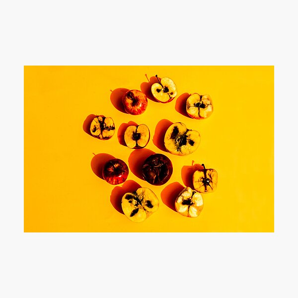 "Rotten Apple & Time" Concept Photography Project Art Print Photographic Print