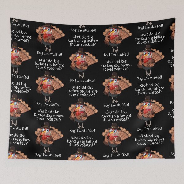 Item preview, Turkey Jokes - Thanksgiving funny holiday humor puns designed and sold by The Patootoos.