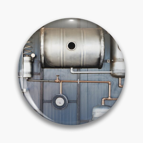 Item preview, Vintage steampunk installation of pipes and metal barrels designed and sold by Ryzhov.