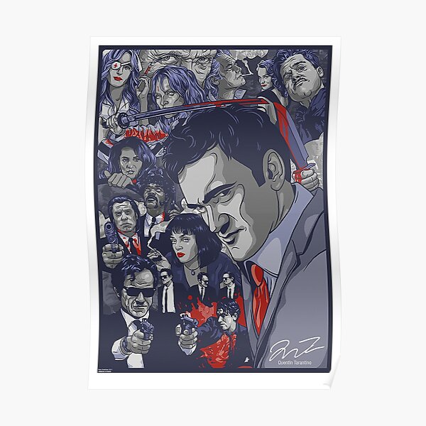 Quentin Tarantino Filmography Póster
