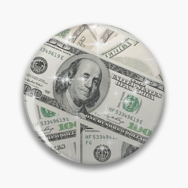 Artikelvorschau, Geld, Dollarschein, Bargeld, Bank, 100 Dollar, Dollaraufkleber, Geldaufkleber entworfen und verkauft von quotefactory.
