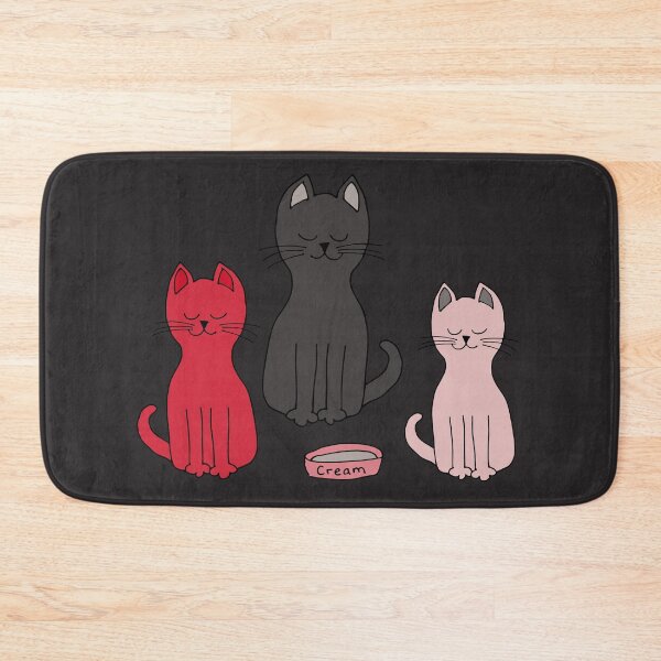 Item preview, Cool kitty cats in a row enjoying the sunshine designed and sold by FrancesPoff.