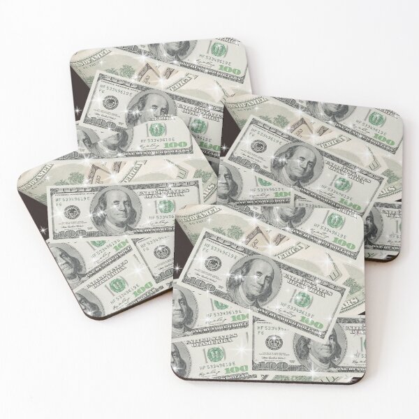 Artikelvorschau, Geld, Dollarschein, Bargeld, Bank, 100 Dollar, Dollaraufkleber, Geldaufkleber entworfen und verkauft von quotefactory.