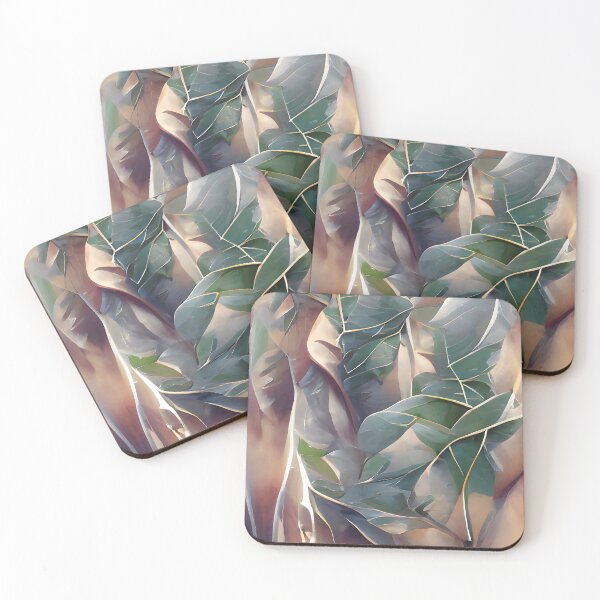 Aperçu de l'œuvre abstraction d'eucalyptus créée et vendue par OverAltruist.