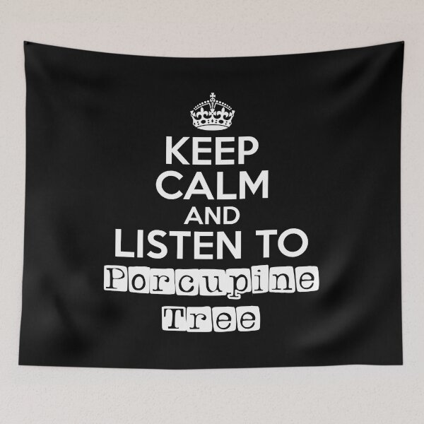 Item preview, Keep Calm and Listen to porcupine tree white designed and sold by WahyuGituloh.