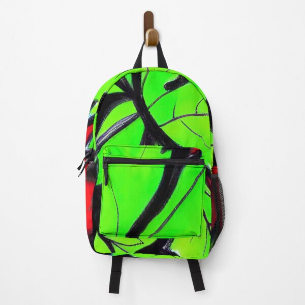 Item preview, Red and green leaf designed and sold by OverAltruist.