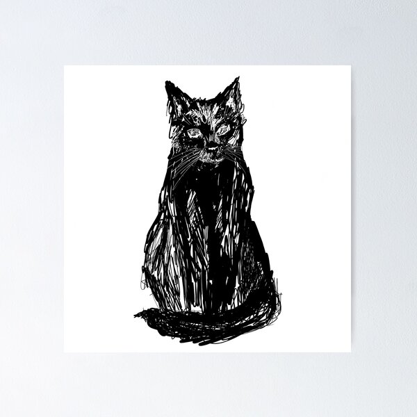 Item preview, Black Cat  designed and sold by MamuBabu.