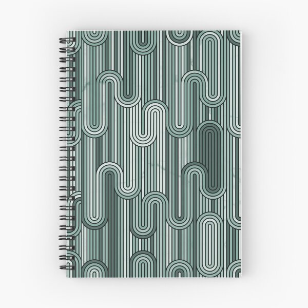 Item preview, Retro Wavy Stripes - Sage Green designed and sold by SilverPegasus.