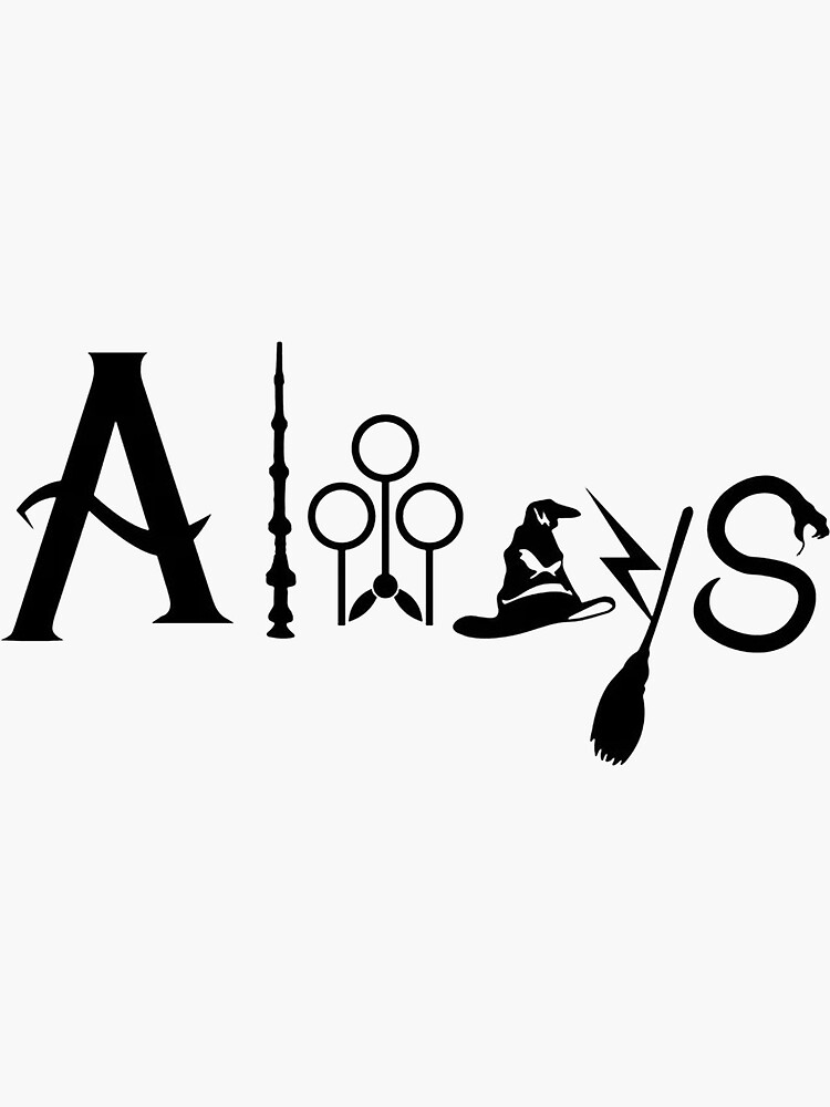 "Always Harry Potter" Sticker for Sale by setsetan Redbubble