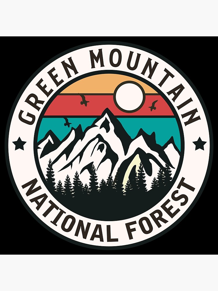 "Green mountains national forest" Poster for Sale by CoolCraze Redbubble