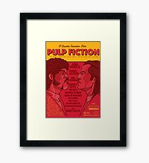 Marsellus y Vincent, Pulp Fiction cartel Framed Print