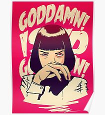 Uma Thurman, Pulp Fiction Poster Poster