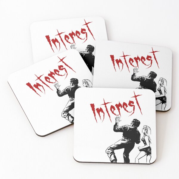 Item preview, 'Interest Rates' Modern Horror Story - Retro Design for T-shirts, mugs, phone cases and other accessories designed and sold by Ridiculam Toga.