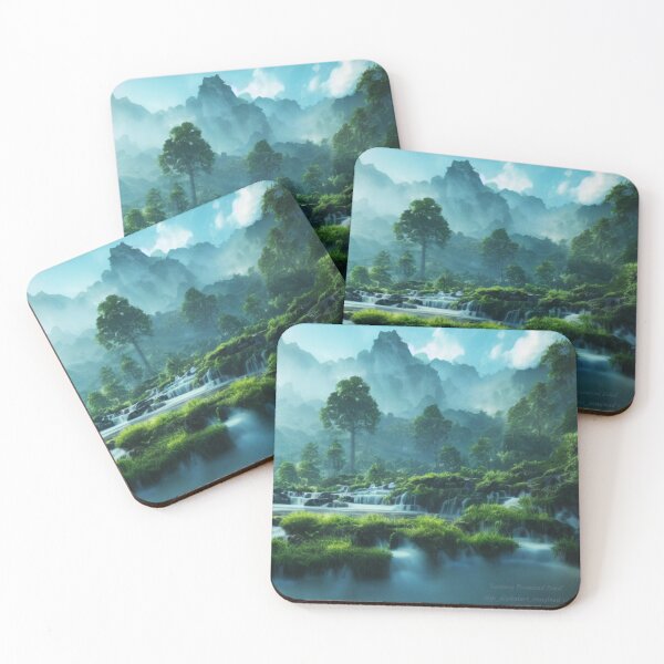Item preview, 'Fantasy Promised Land' designed and sold by NewDesignPrints.