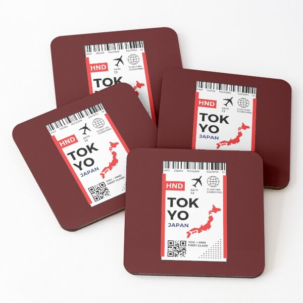 Item preview, Tokyo Flight Ticket Boarding Pass Travel designed and sold by Supra Designs.