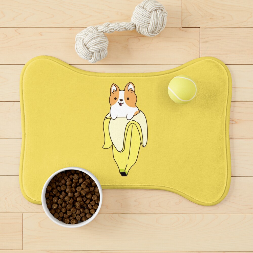 Banana Corgi - Cute Dog - Cute Corgi Sticker for Sale by mintcorner