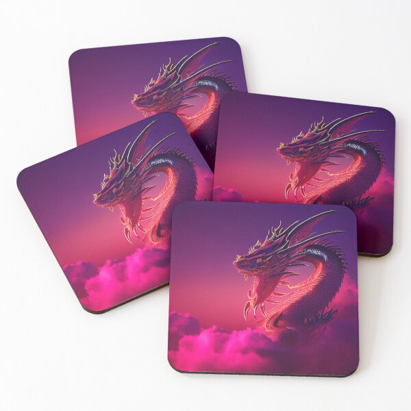 Item preview, Fierce Fantasy Dragon Against A Sunset Sky designed and sold by Cannabliss Shop.
