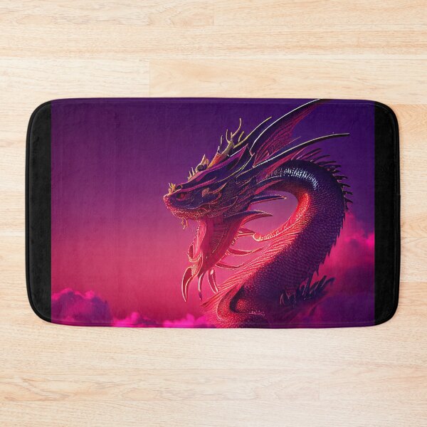 Item preview, Fierce Fantasy Dragon Against A Sunset Sky designed and sold by Cannabliss Shop.