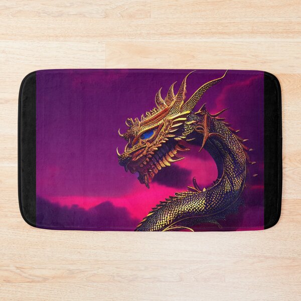 Item preview, Fierce Fantasy Dragon Against A Sunset Sky designed and sold by Cannabliss Shop.