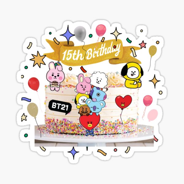 BT21 Chimmy Cake Topper | Gender reveal cupcakes, Pikachu cake, Sonic cake