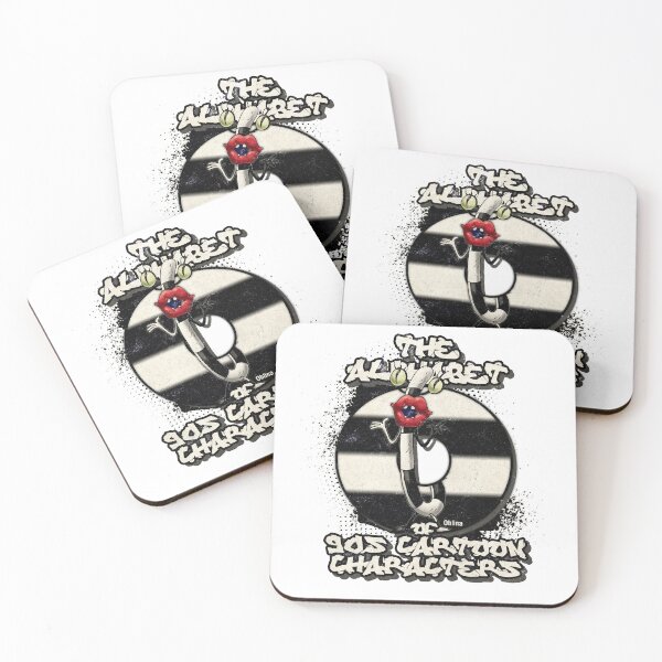 Item preview, The Alphabet of 90s Cartoon Characters Letter O is for Oblina designed and sold by More-dan-Prints.