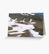 Hiking in Switzerland Greeting Card