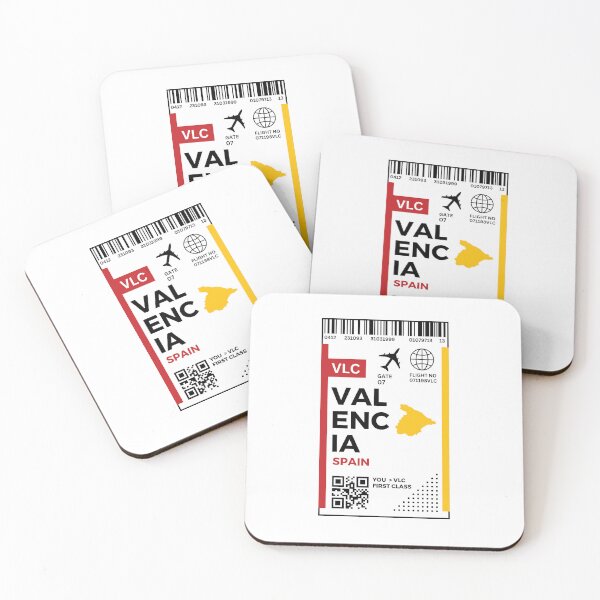 Item preview, Valencia Flight Ticket Boarding Pass Travel designed and sold by Supra Designs.