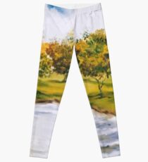 Autumn Landscape Leggings