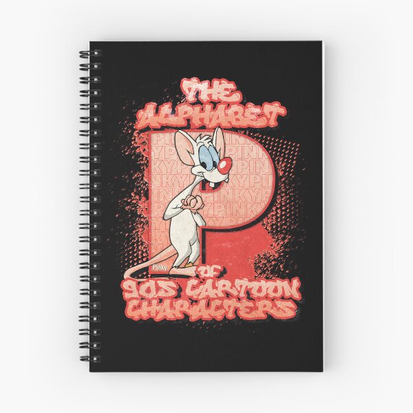 Item preview, The Alphabet of 90s Cartoon Characters Letter P is for Pinky designed and sold by More-dan-Prints.