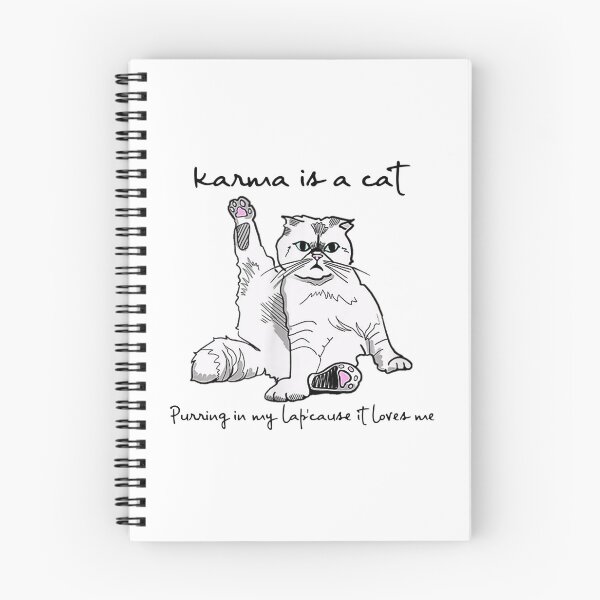 Item preview, Karma is a cat purring in my lap cause it loves me designed and sold by SebastianaKahl.