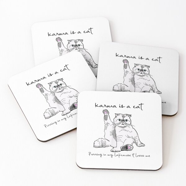 Item preview, Karma is a cat purring in my lap cause it loves me designed and sold by SebastianaKahl.