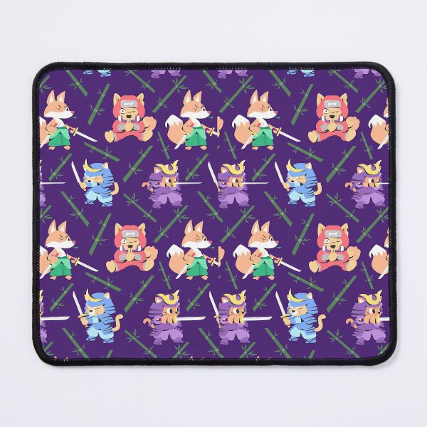 Item preview, Cute Animal Japanese Samurai Ninja Costume Flat Seamless  Premium Vector designed and sold by jenthomsma.