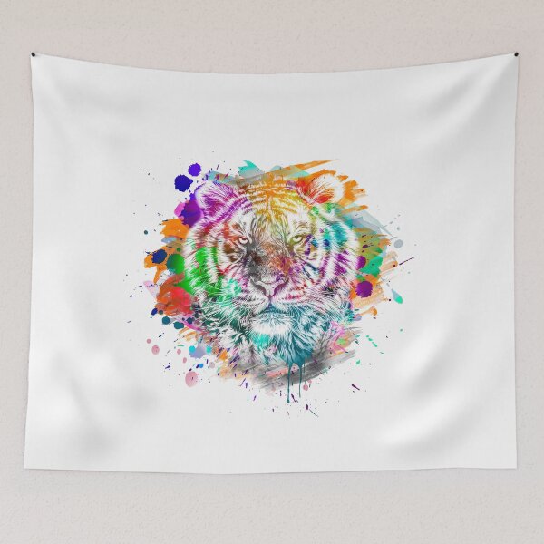 Item preview, Tiger in paint designed and sold by Zip-Zup.