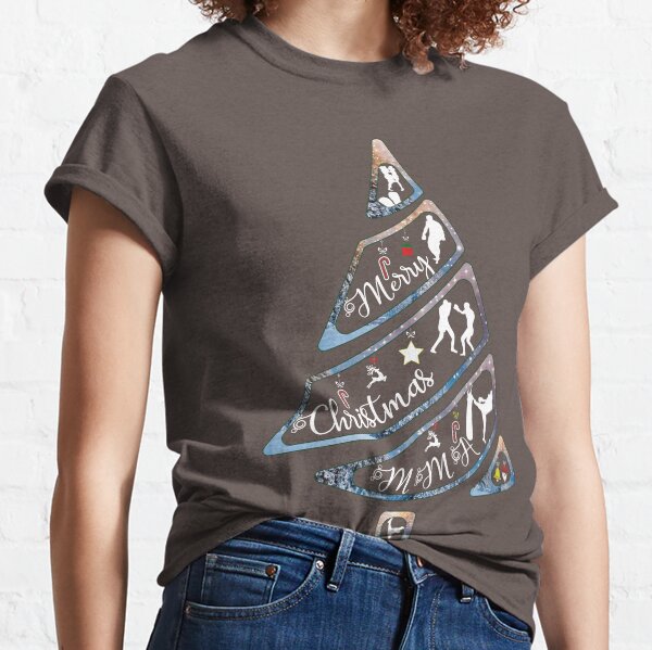 MMA Christmas shirt for martial arts lovers and their fans Classic T-Shirt