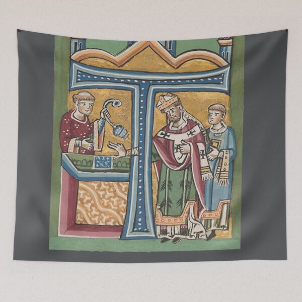 Item preview, Illuminated Initial T designed and sold by artimaeus.