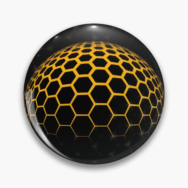 Item preview, golden honeycomb hexagonal spherical structure designed and sold by mister-john.