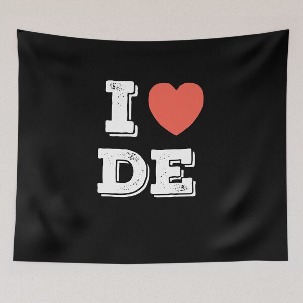 Item preview, I love Delaware heart usa designed and sold by Zilch-o.