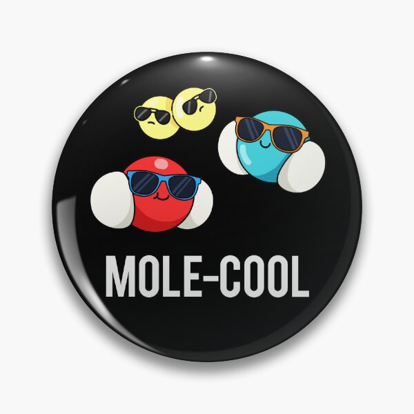 Item preview, Mole-Cool Funny Molecule Puns (Dark BG) designed and sold by punnybone.