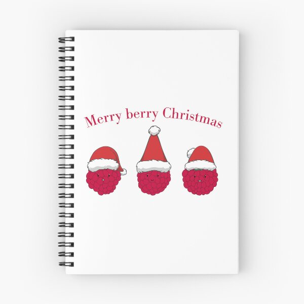Item preview, Merry berry Christmas raspberry designed and sold by AnnaEleCreate.