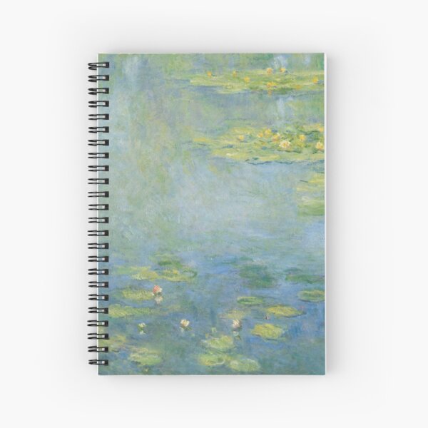 Claude Monet - Waterlilies Spiral Notebook