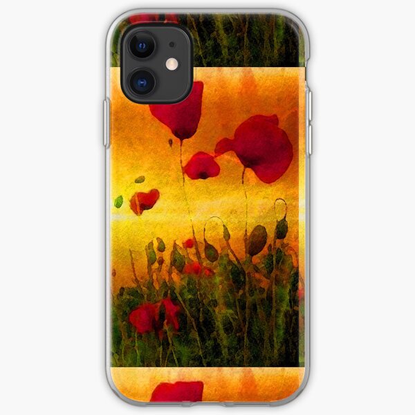 Poppy Sunset iPhone Soft Case