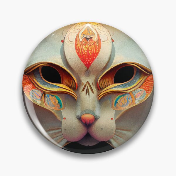 Item preview, Cat carnival mask designed and sold by GorinART.