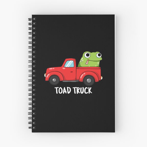 Item preview, Toad Truck Funny Tow Truck Puns (Dark BG) designed and sold by punnybone.