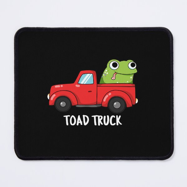 Item preview, Toad Truck Funny Tow Truck Puns (Dark BG) designed and sold by punnybone.