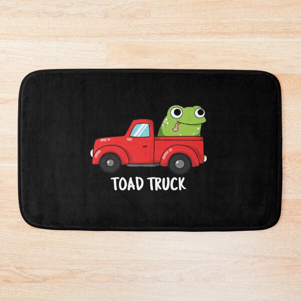Item preview, Toad Truck Funny Tow Truck Puns (Dark BG) designed and sold by punnybone.