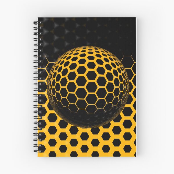 Item preview, floating golden honeycomb hexagonal spherical structure designed and sold by mister-john.