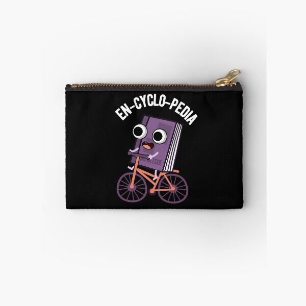 Item preview, En-cyclo-Pedia Funny Encyclopedia Puns (Dark BG) designed and sold by punnybone.