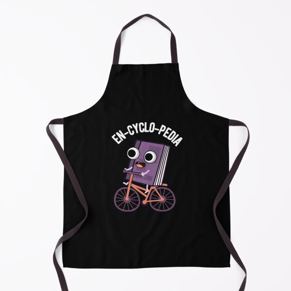 Item preview, En-cyclo-Pedia Funny Encyclopedia Puns (Dark BG) designed and sold by punnybone.