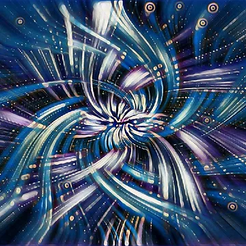 Artwork thumbnail, ABSTRACT WHIRLS by KatisDesign
