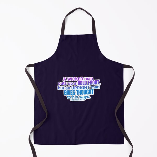 Item preview, Proverbs 21:29 A Wicked Man (Blue Purple Gradient) designed and sold by rainbowsinks.